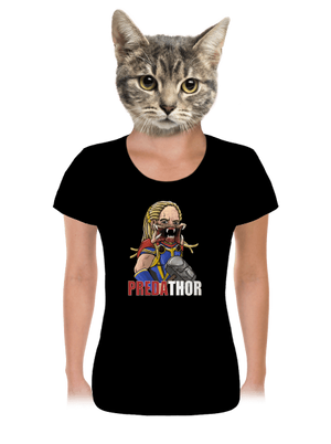 Predathor női póló Black