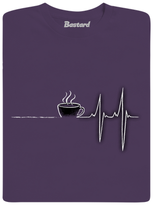 Coffee help férfi póló Urban Purple