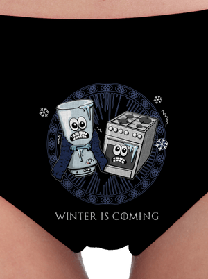 Winter is coming női bugyik Black