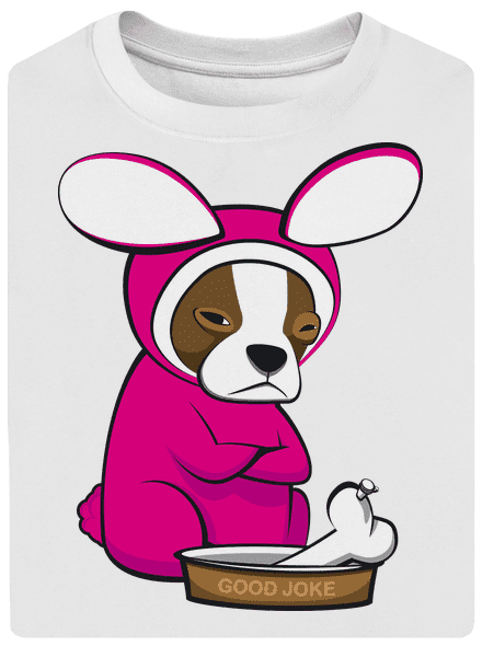 Good joke unisex túlméretezett póló White