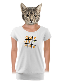 női póló elasztikus alsó szegéllyel