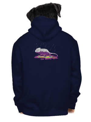 Titok kiderült cipzáras férfi pulóver Navy