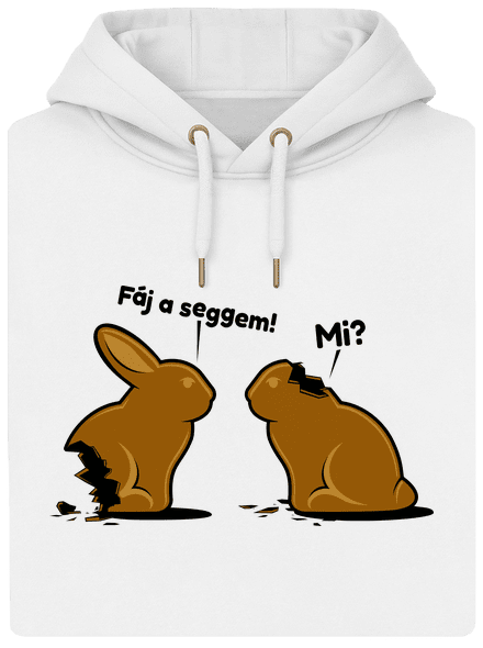 Fáj a seggem! unisex prémium pulóver Snowwhite