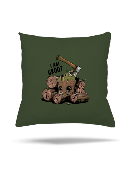 I Am Groot párna Olive Green