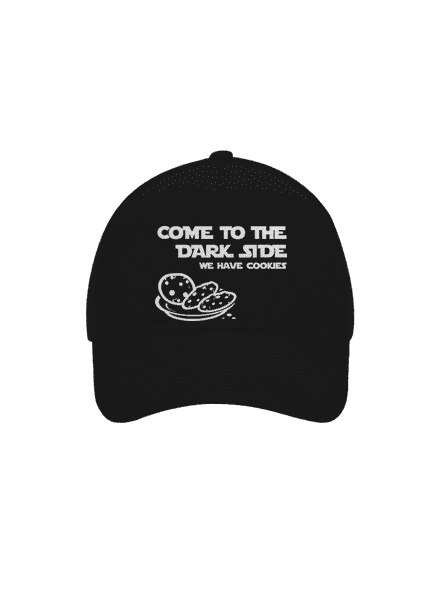 Come to the dark side baseballsapka Black