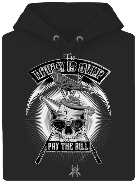 Party is over unisex prémium pulóver Dark Black