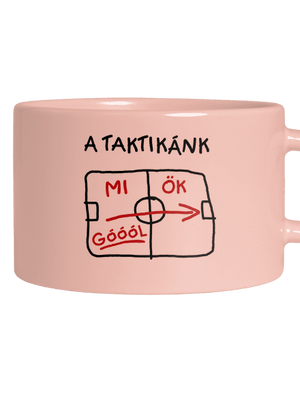 A taktikánk macaron bögre Pink Macaron