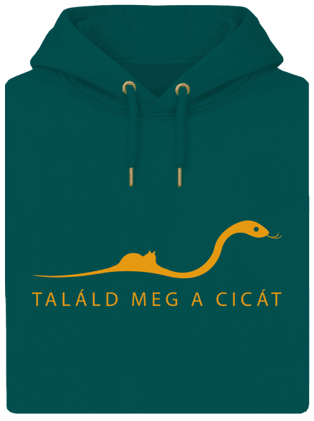 Találd meg a cicát unisex prémium pulóver Emerald Green