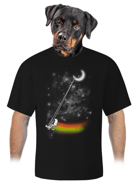 Unicorn universe unisex túlméretezett póló Black