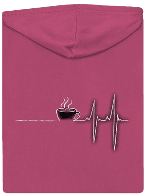 Coffee help cipzáras női pulóver Magenta