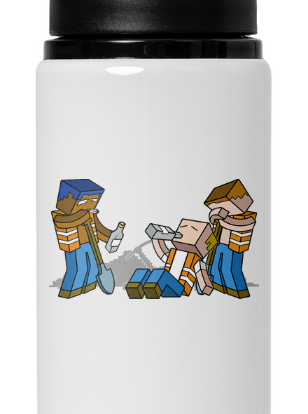 Real Minecraft kulacs White