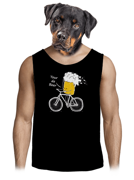 Tour de beer férfi trikó Black