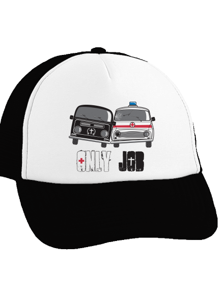 Verseny teherautós sapka Black cap