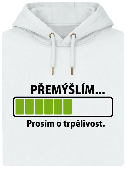 Gondolkodom unisex prémium pulóver Snowwhite