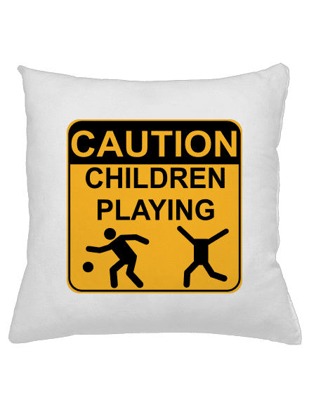 Children Playing párna White