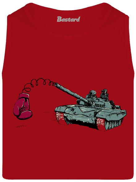 Tank férfi trikó Red