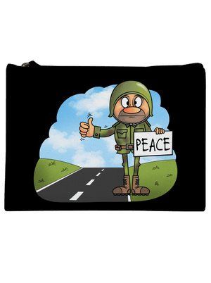 Peace kis táska Black