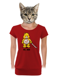 női póló elasztikus alsó szegéllyel