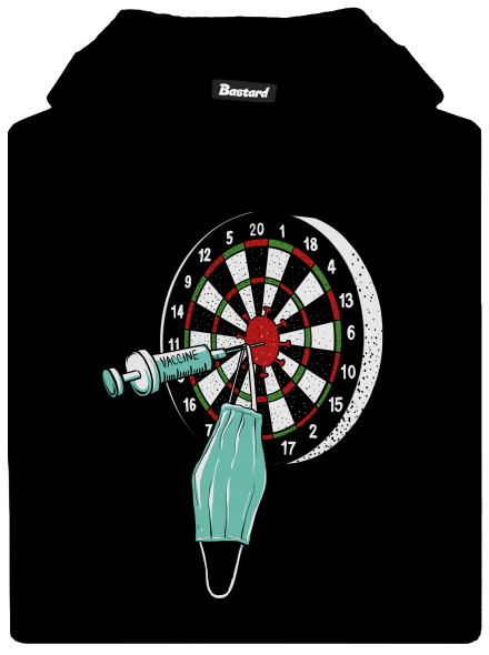 Közbelépés gyerek kenguruzsebes pulóver Black