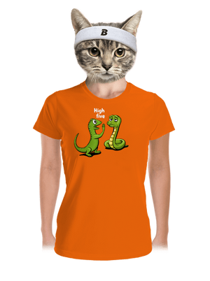 High Five női sportpóló Neon Orange