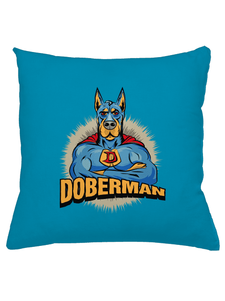 Doberman párna Blue Turquoise