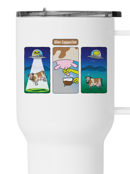Alien Cappuccino termosz bögre White