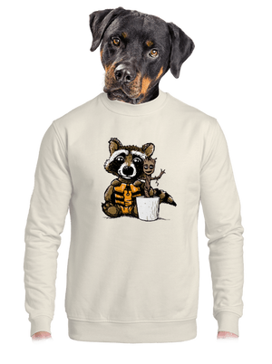 A galaxis őrzői unisex crewneck Off White