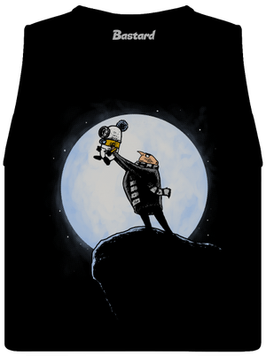 Minyon király női bővített trikó Black