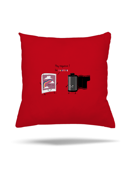 Légy pozitív párna Red