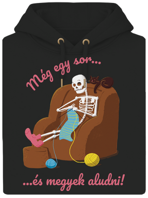 Még egy sor unisex prémium pulóver Dark Black