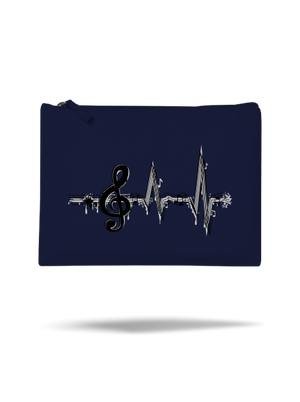 A zene az életem kis táska French Navy