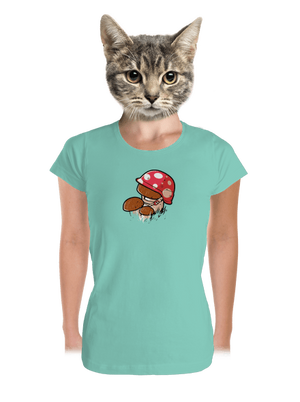  prémium női póló Mint Mal