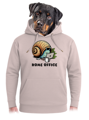 Sneka home office unisex prémium pulóver Rose Chalk