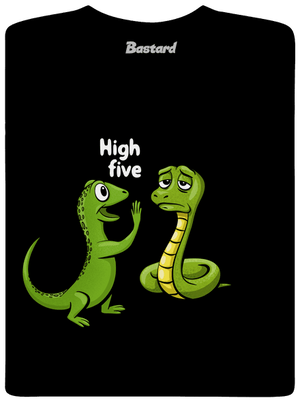 High Five férfi hosszú ujjú póló Black