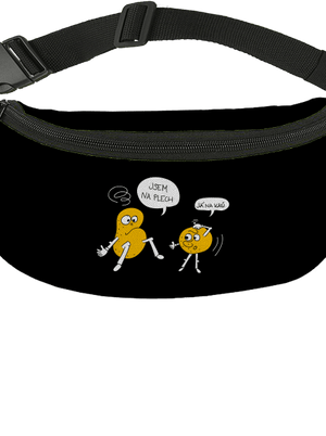 Részeg krumpli övtáska Black