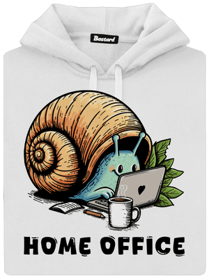 Sneka home office női kenguruzsebes pulóver White