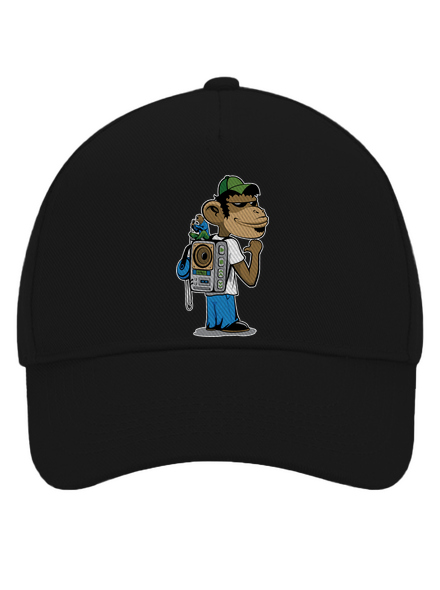 Boombox backpack baseballsapka Black