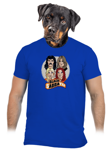 Black Abba férfi póló Royal Blue