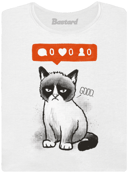 Grumpy prémium női póló White