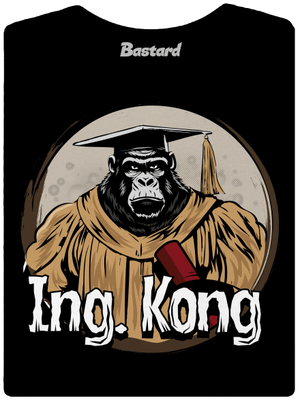 Ing. Kong prémium női póló Black