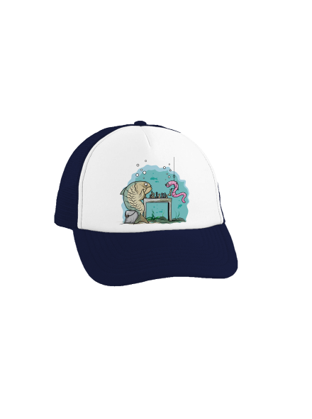 A halat nem lehet kifogni teherautós sapka French Navy cap