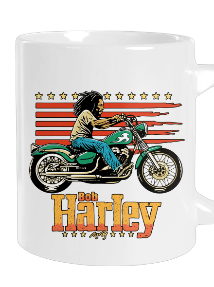 Bob Harley nagy bögre White