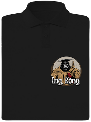 Ing. Kong férfi pólóingek Black