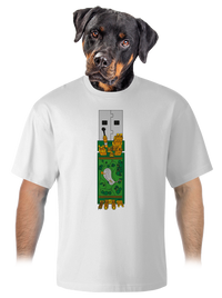 unisex túlméretezett póló