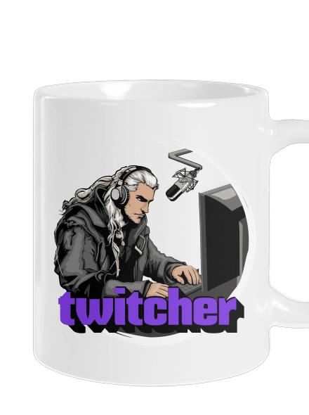 Twitcher hagyományos bögre White