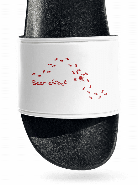 Beer effect papucs White