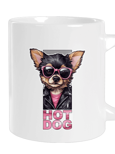 Very hot dog nagy bögre White