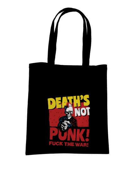 Death's not punk táska Black