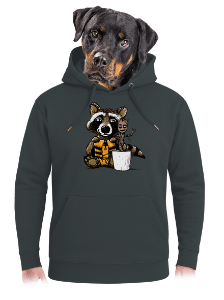 A galaxis őrzői unisex prémium pulóver Charcoal