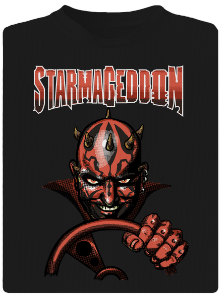 Starmageddon gyerek sport póló Black